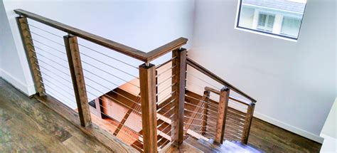 But the handrail is an important structural component of any staircase. Modern Railing Systems in wood, cable wire, stainless steel, glass panel