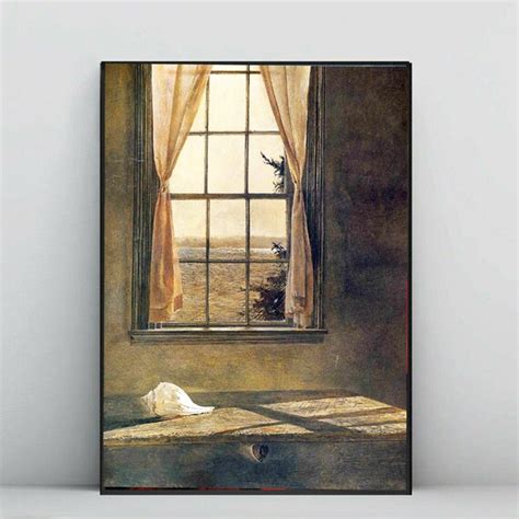 Andrew Wyeth Her Room Reprint Poster Texture Photo Paper Etsy