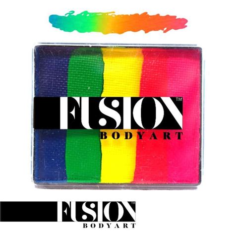 Fusion Body Art Rainbow Cake Neon Rainbow 50 Gm