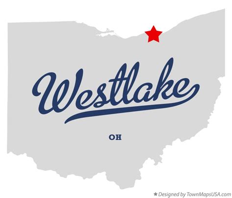 Map Of Westlake Oh Ohio