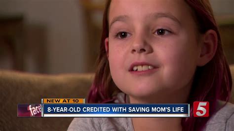 8 Year Old Franklin Girl Helps Save Moms Life Youtube