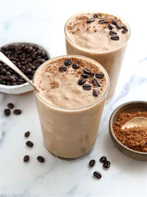 Coffee Smoothie Healthy Blended Coffee Recipe In 2021 Coffee