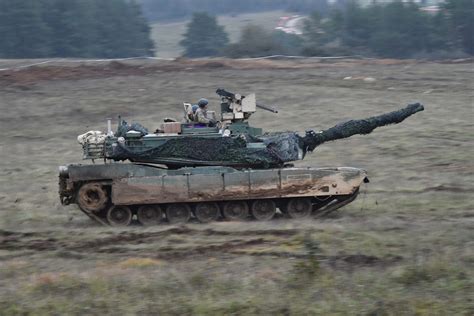 M1a2 Abrams During Exercise Allied Spirit Vii At The Hohenfels Training