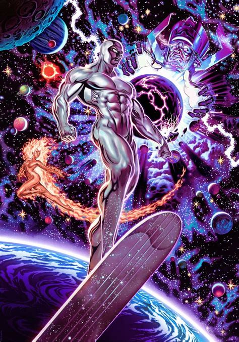 Heralds Of Galactus Silver Surfer Comic Silver Surfer Marvel Art
