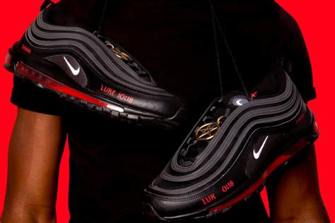 The Mschf X Lil Nas X Satan Shoes Are A Devilish Pair Of Nike Air Max