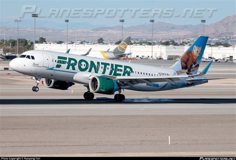 N328fr Frontier Airlines Airbus A320 251n Photo By Ruoyang Yan Id