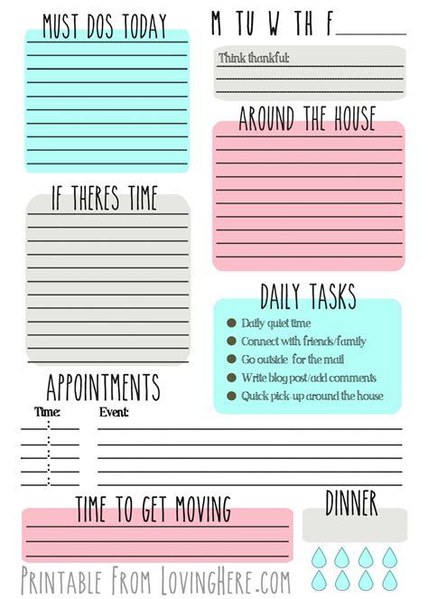 Floral To Do List Printable Template Paper Trail Design Just Sweet