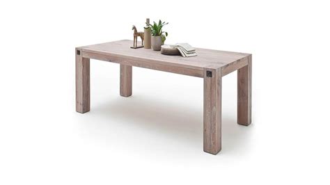 Verkauft wird ein neu hergestellter akazie massivholz esstisch mit live edge der tisch wurde mit 2. Esstisch LEEDS Massivholz Tisch Eiche gekälkt 180x90 cm