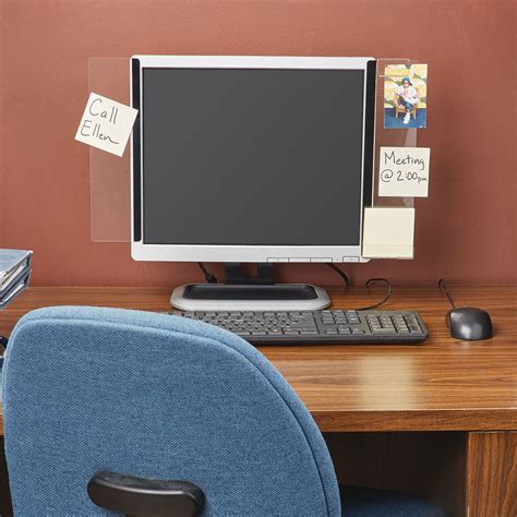 Monitor Memo Board With Shelf Right Desk Memo Board Walter Drake