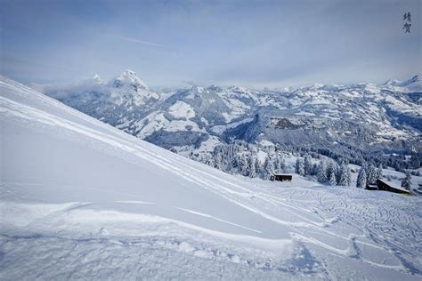 Ski Tracks To Stoos Skiing At Stoos In Schwyz Switzerland A Wee