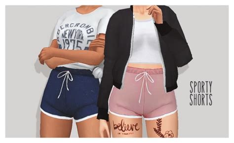 Sims 4 Ccs The Best Athletic Shorts By Janesimblrs