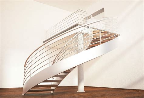 Curved Metal Staircases Designed By The Experts Paradigm Stairs