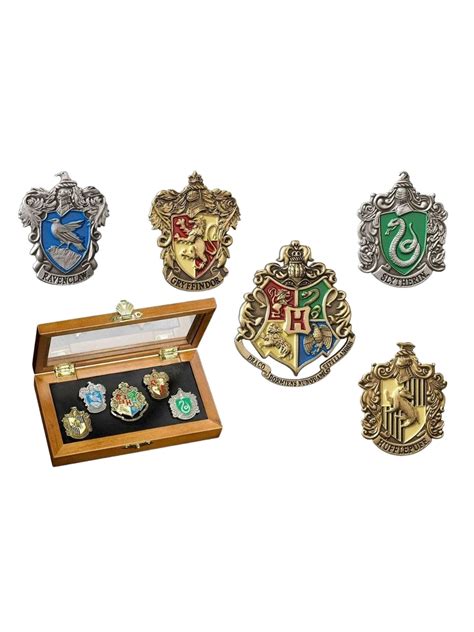 Harry Potter Pin Collection Hogwarts Houses Nerdom