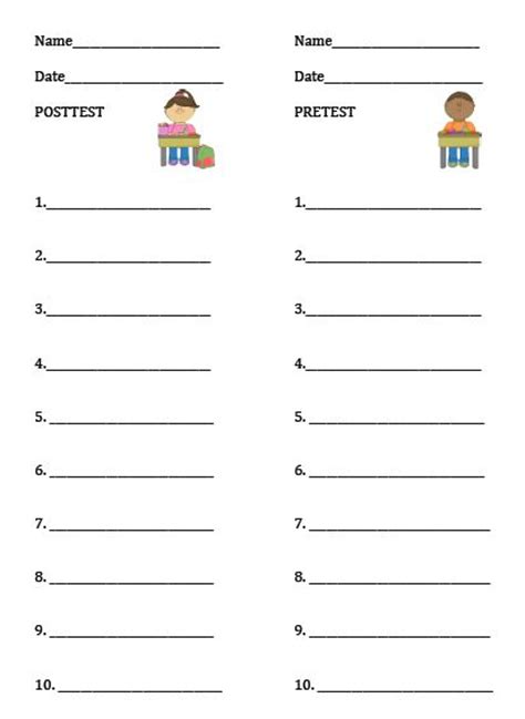 Spelling Test Paper Spelling Pinterest