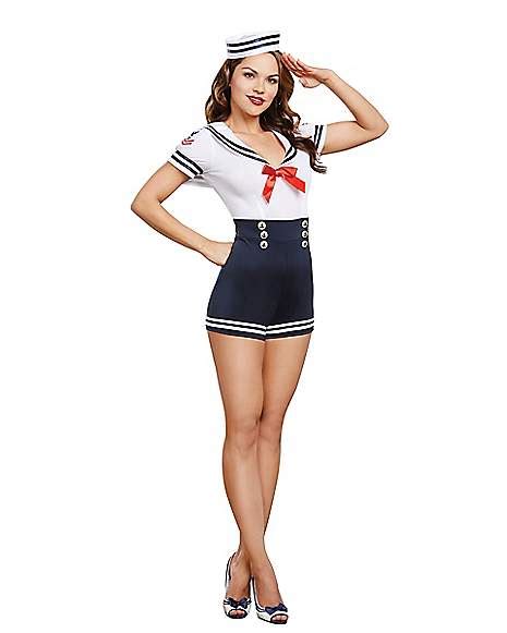 womens sexy sailor dress costume