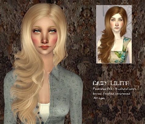 Cazy Hair Dump 20 Retextures Sims Lj Sims 2 Recolor Female Hair