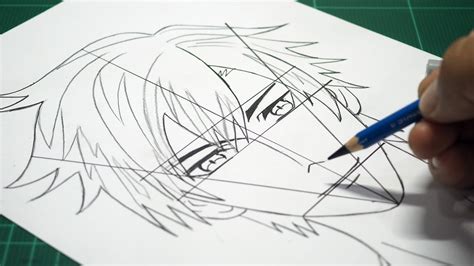 7 Easy Steps To Draw A Anime Boy Face Step By Step Slow Drawing
