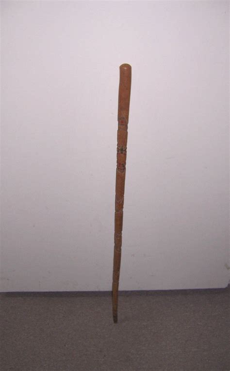 Triple A Resale Hand Carved Wooden Cane