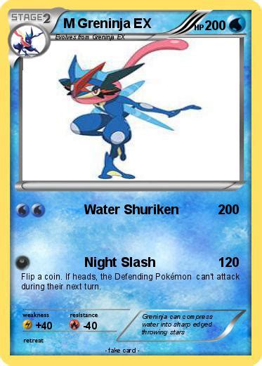 Pokémon ultra sun en ultra moon. Pokémon M Greninja EX 11 11 - Water Shuriken - My Pokemon Card