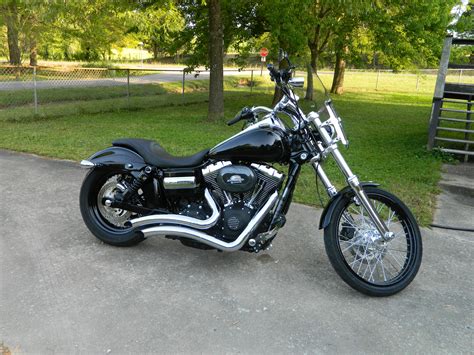 It's the dyna wide glide styling you see. 2010 Harley-Davidson® FXDWG Dyna® Wide Glide® (Black ...