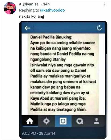 daniel padilla alleged affair with kaye abad netizens speculate philnews