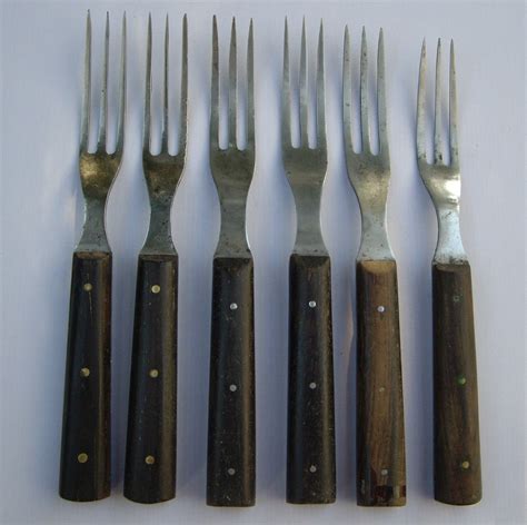 The Ever Popular Antique 3 Tine Forks Wwooden Handles For Our Feast