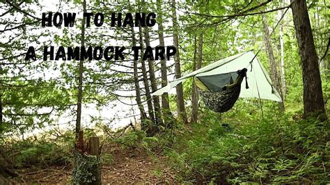 How To Hang A Hammock Tarp Secrets To The Ridgeline Youtube