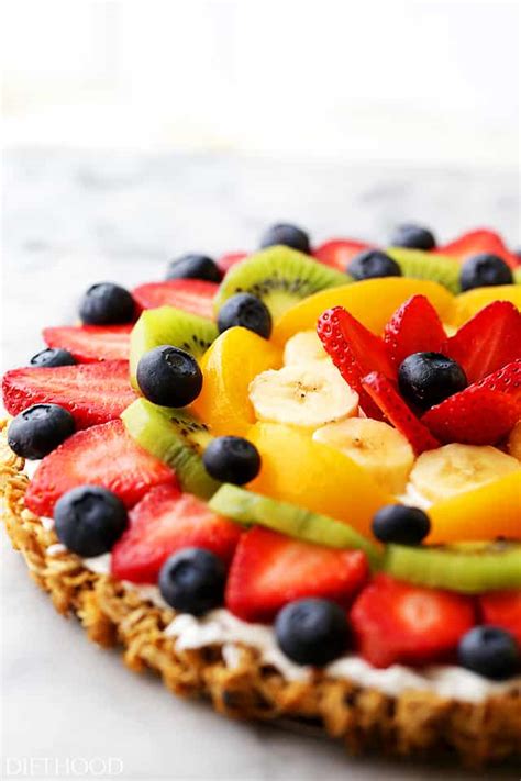 Healthy Breakfast Fruit Pizza Recipe Diethood