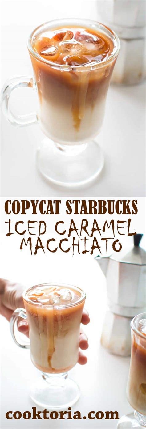 While some of these drinks are relatively low in calories, others can really pack a punch. Copycat Starbucks Iced Caramel Macchiato - COOKTORIA