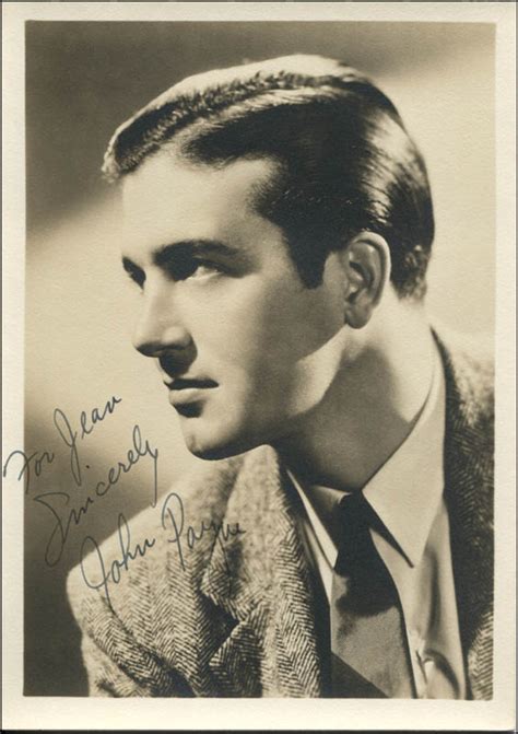 John Payne Autographed Inscribed Photograph Historyforsale Item 344667