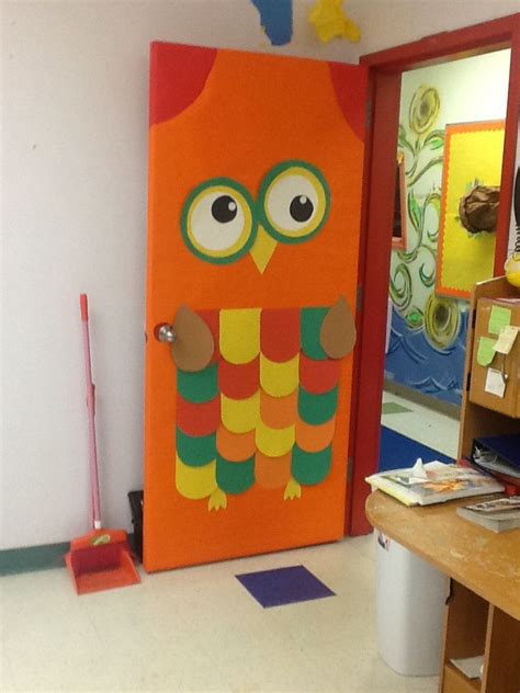 Fall Is A Hoot Owl Door Owl Classroom Decor Owl Door Door Decorations Classroom