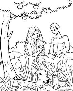 Adam and eve coloring pages for sunday school. Free Coloring Sheet: Adam & Eve | kinders | Sunday school ...