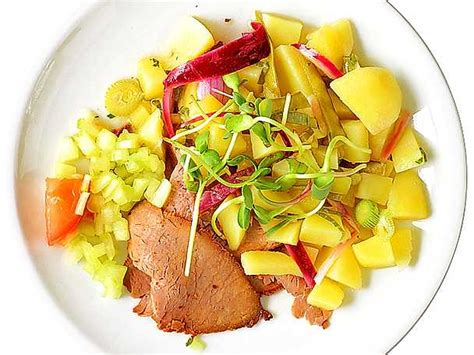 Tysk potatissallad till rostbiff Recept från Köket se