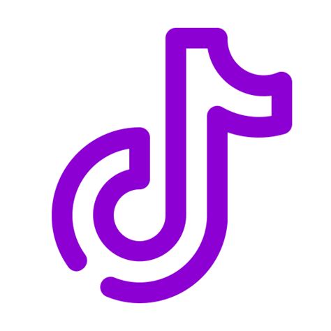 Purple Tiktok Logo Png Icon