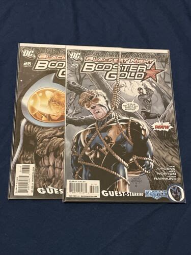 Dc Comics Lot Of 2 Booster Gold Issues 26 And 27 Blackest Night Tie