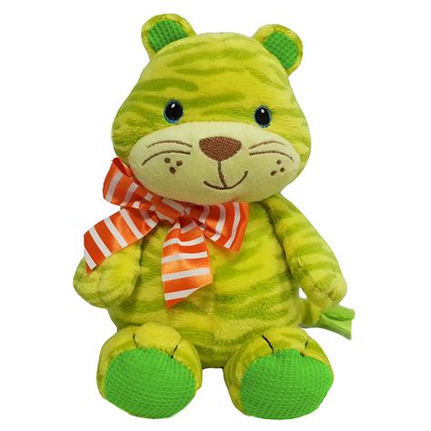 First And Main 7 Inch Baby Bright Tiger Plush