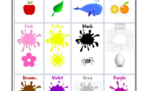 Basic Colours Chart For Kindergarten Preschool Learningprodigy Charts
