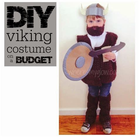 Wheres My Glow How To Make A Kids Viking Costume On A Budget