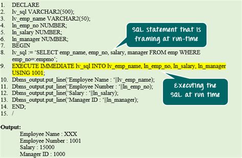 Pl Sql Tutorial With Examples