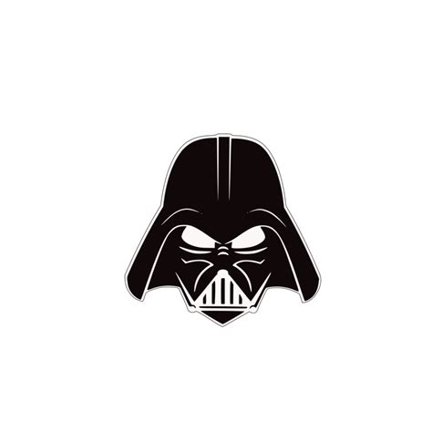 Darth Vader Head 2 layers.svg - Box | Masculine cards | Pinterest | Darth vader head, Darth 