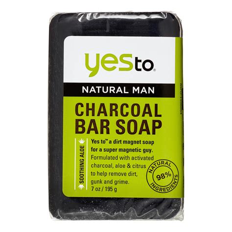 Yes To Naturals Mens Charcoal Bar Soap 7 Oz