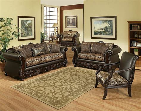 Luxury Classic Sofa Set European Furniture 3 Piece Paris Luxury Sofa