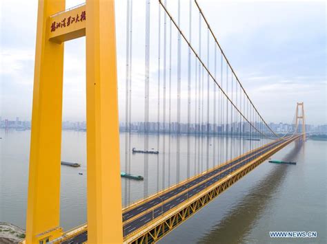 Worlds Longest Double Deck Suspension Bridge Opens To Traffic