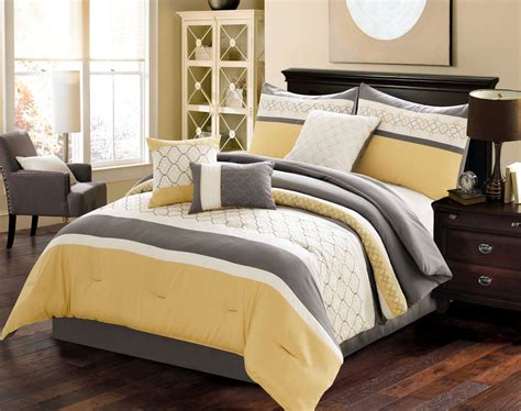 Alless Yellow 7 Pc Queen Comforter Set Rooms To Go