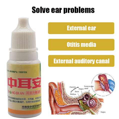 Tinnitus Treatment Ear Cleaner Wax Removal Ear Drops Otitis External
