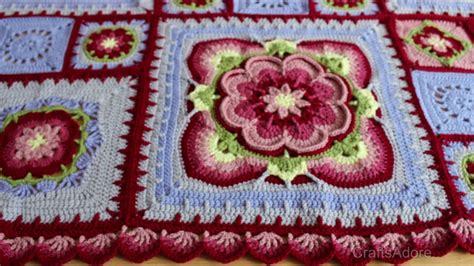 3 Magnificent Ideas Of The Free Crochet Rose Afghan Pattern My Rose Of