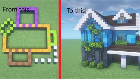 How To Use Wool To Plan Out A Minecraft Building Youtube