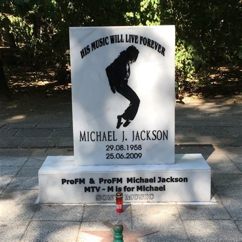 Michael Jackson Monument Memorial Site In Bucharest