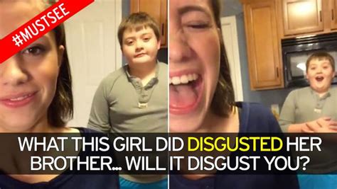 Sweet And Innocent Looking Girl Shocks Her Little Brother With Smelly