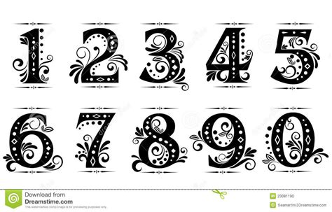 fancy numbers - Google Search | Fancy numbers, Numbers font, Fancy numbers fonts